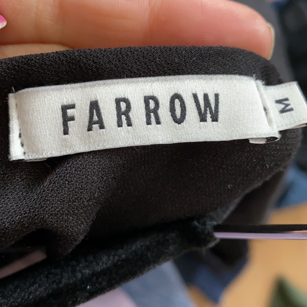 FARROW Black Ruffle Blouse - Picture 4 of 5